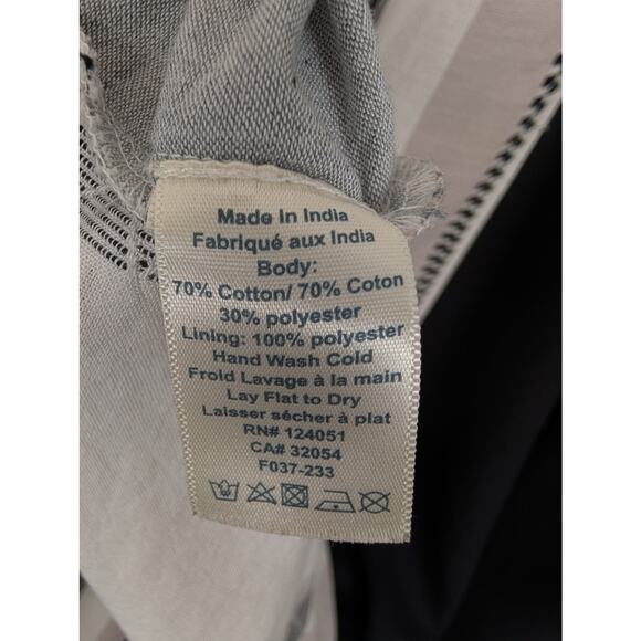 The Odells Maxi Dress Esmera Striped Lagenlook Boho Monochrome Black Gray Size S - Picture 13 of 14